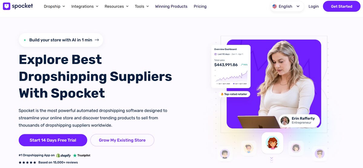 Spocket dropshipping tool