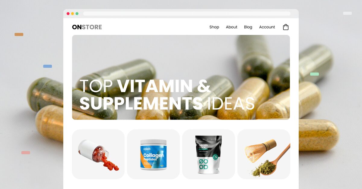 Vitamin supplements dropshipping