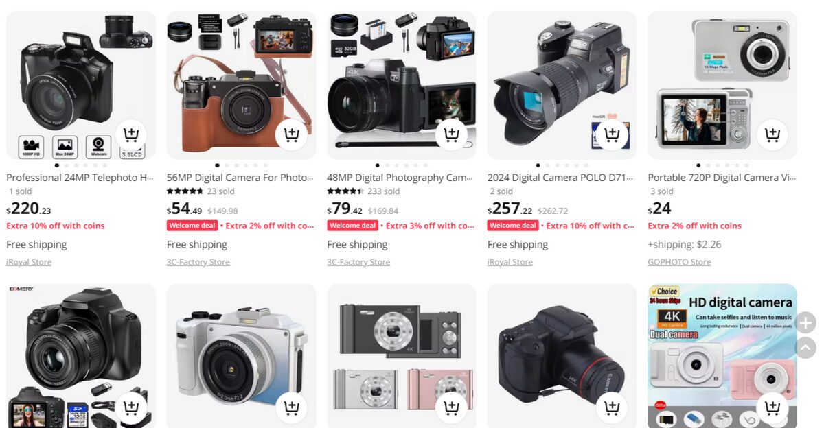 TikTok dropshipping best-seller YK2 Digital Camera