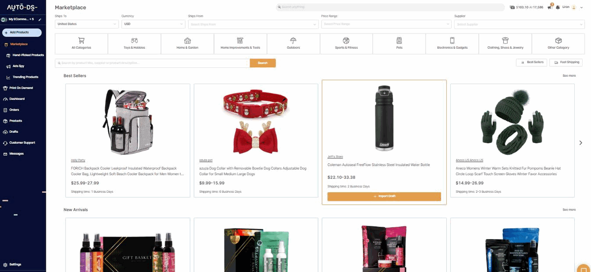 Canada Suppliers AutoDS