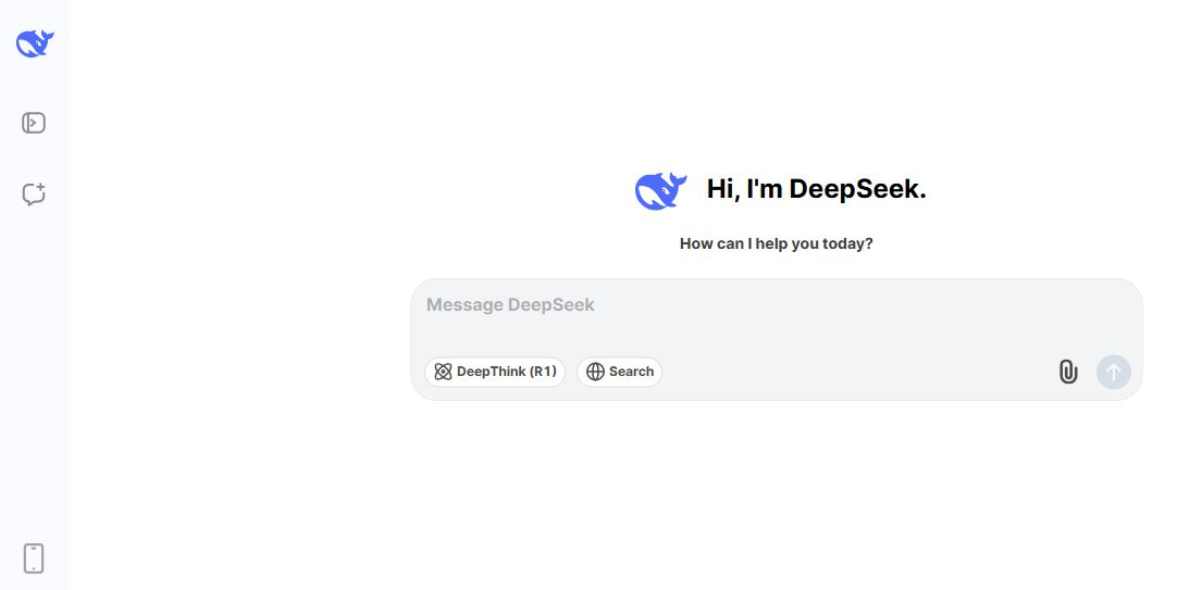 DeepSeek Landing Page