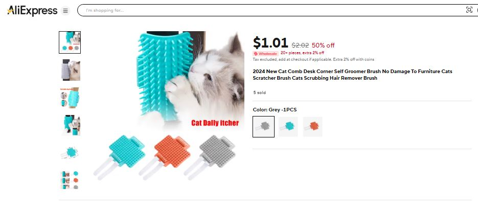 Cat self grooming brush dropshipping pet products