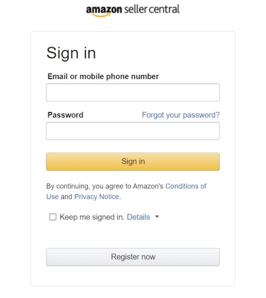 Sign In Amazon