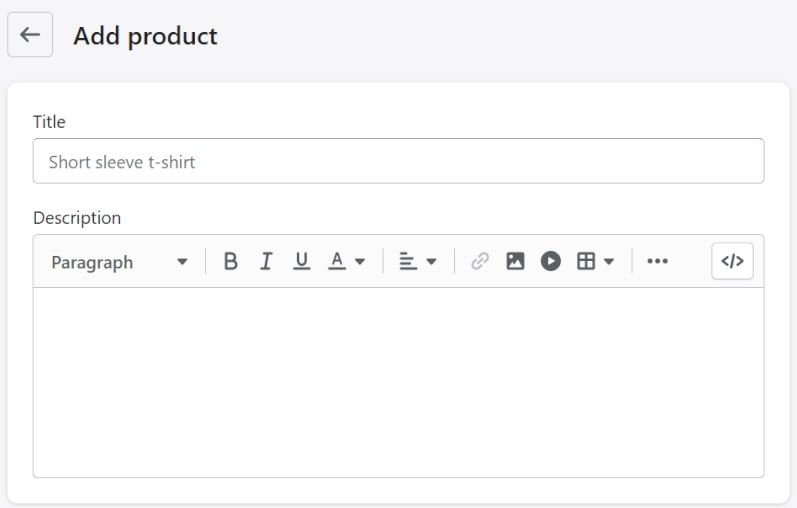 Shopify Product Optimization