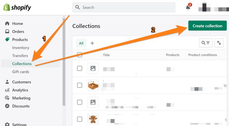 Shopify Tags and Collections