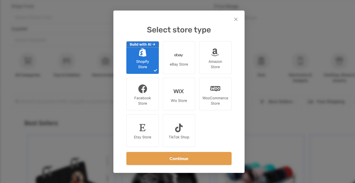 AutoDS 2 week trial store setup