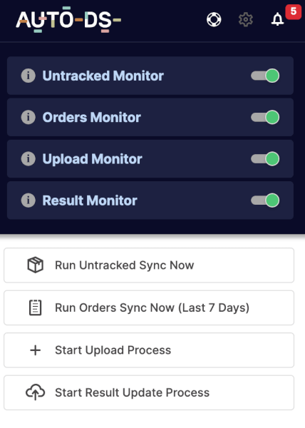 Monitor Settings For Manual Dropshipping With AutoDS
