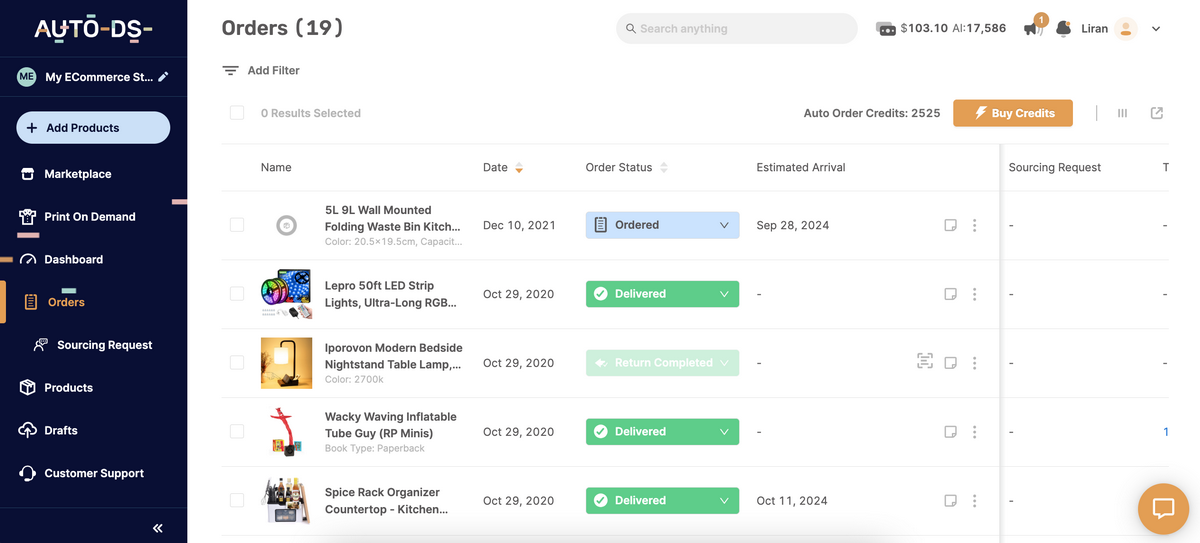 AutoDS Order Fulfillment