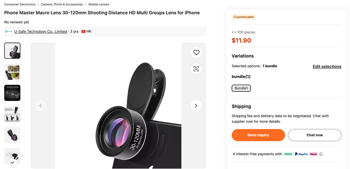 Smartphone Camera Lenses Alibaba Mobile Accessories dropshipping