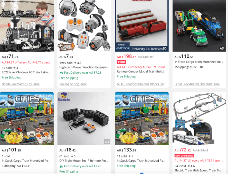 Remote Control Train Set dropshipping toys