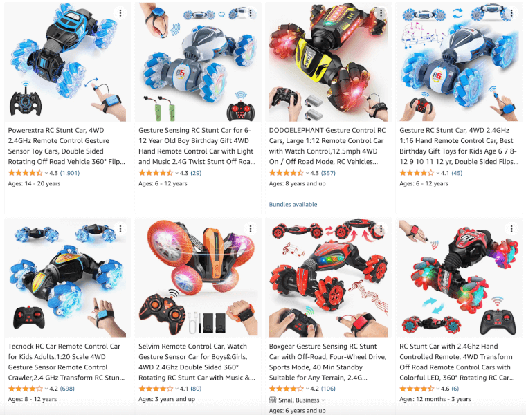 Hand Gesture Remote Control Car toys dropshipping