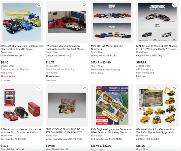 Mini Toy Car Set dropship toys