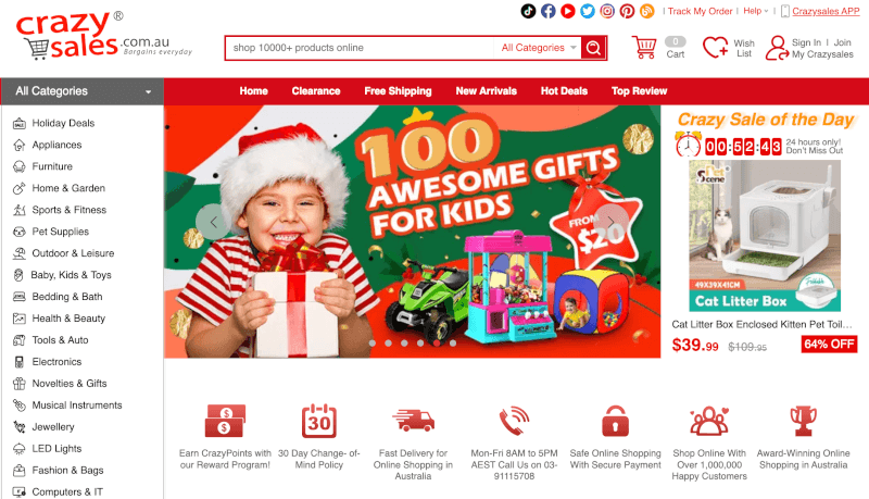 crazy sales australian dropshipping suppliers