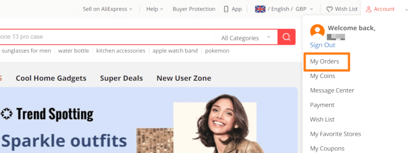 how to access aliexpress dropshipping center