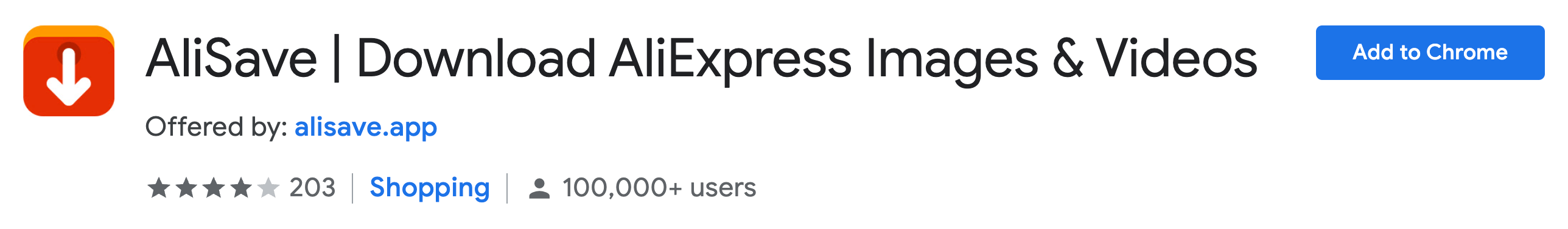 alisave chrome extension