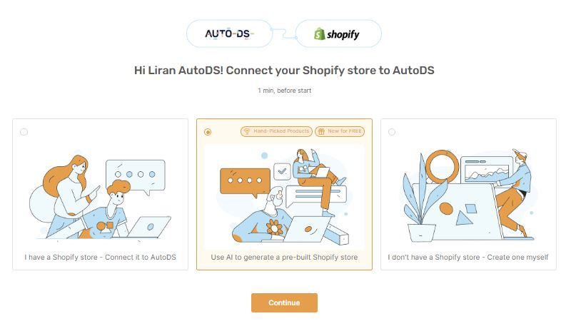 How to add a new Shopify store through AI