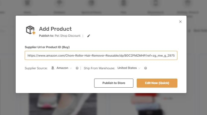 AutoDS import Amazon