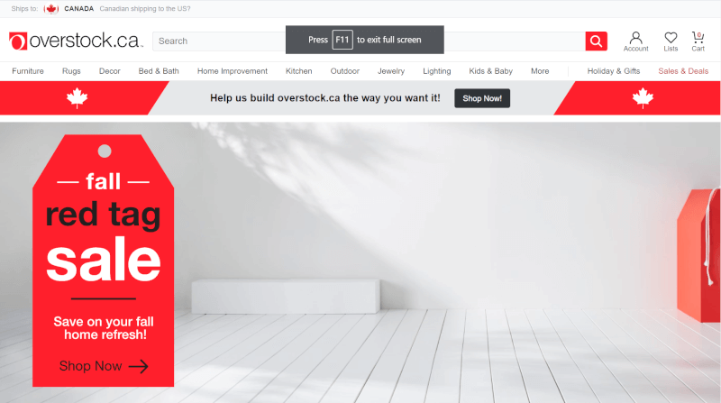 overstock canadian suppliers for dropshipping