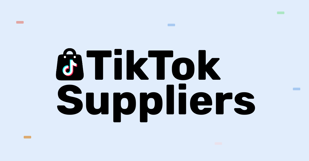 tiktok suppliers