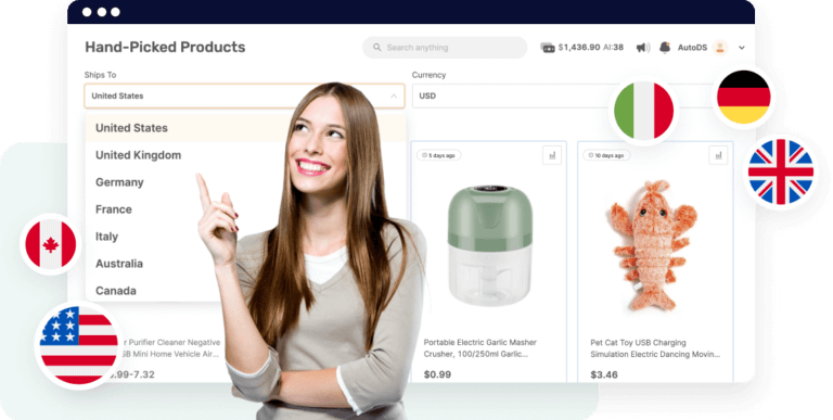 Variety of supported regions