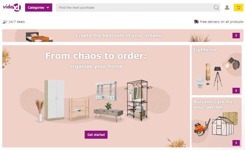 ecommerce vidaxl uk platform